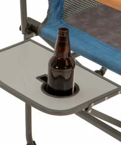 EUREKA DIRECTOR CHAIR WITH SIDE TABLE Camping & Hunting