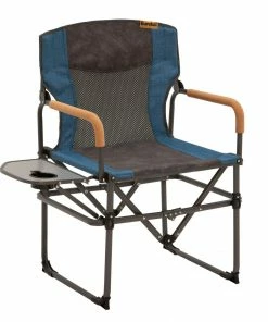 EUREKA DIRECTOR CHAIR WITH SIDE TABLE Camping & Hunting