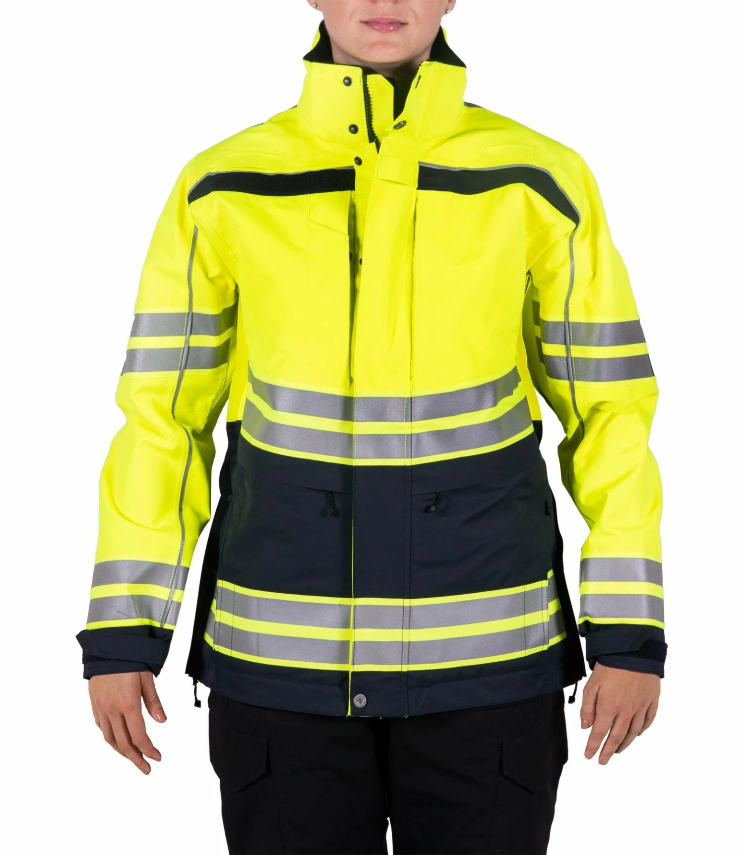 FIRST TACTICAL WOMEN'S HIGH-VIS SYSTEM PARKA 1 FIRST TACTICAL WOMEN'S HIGH-VIS SYSTEM PARKA