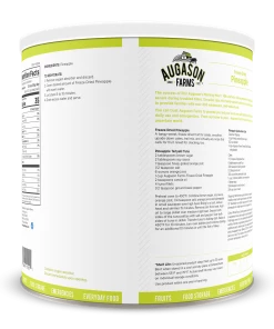 Augason Farms Freeze Dried Pineapple Chunks Food & Food Storage