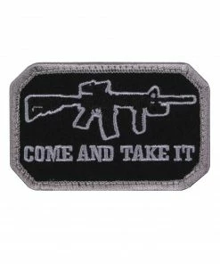 Rothco Come And Take It Morale Patch Black