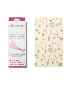 Abeego Reusable Beeswax Food Wraps - Rectangle