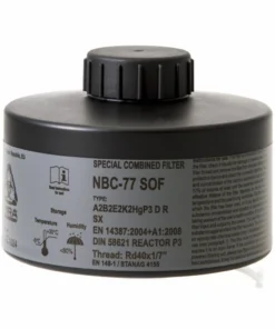 Gas Masks & HAZMAT Suits MIRA Safety CBRN Gas Mask Filter NBC-77 SOF 40mm Thread