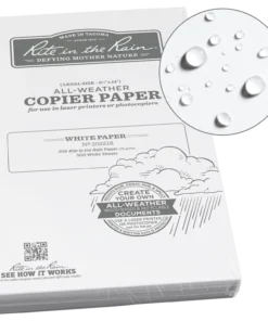 Waterproof Notebooks Rite In The Rain Weatherproof Copier Paper 8.5 In. X 14 In. 500 Sheets - 20#