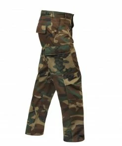 Rothco Relaxed Fit Zipper Fly BDU Pants - Woodland Camo