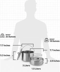 Gear Solo Stove 2 Pot Set