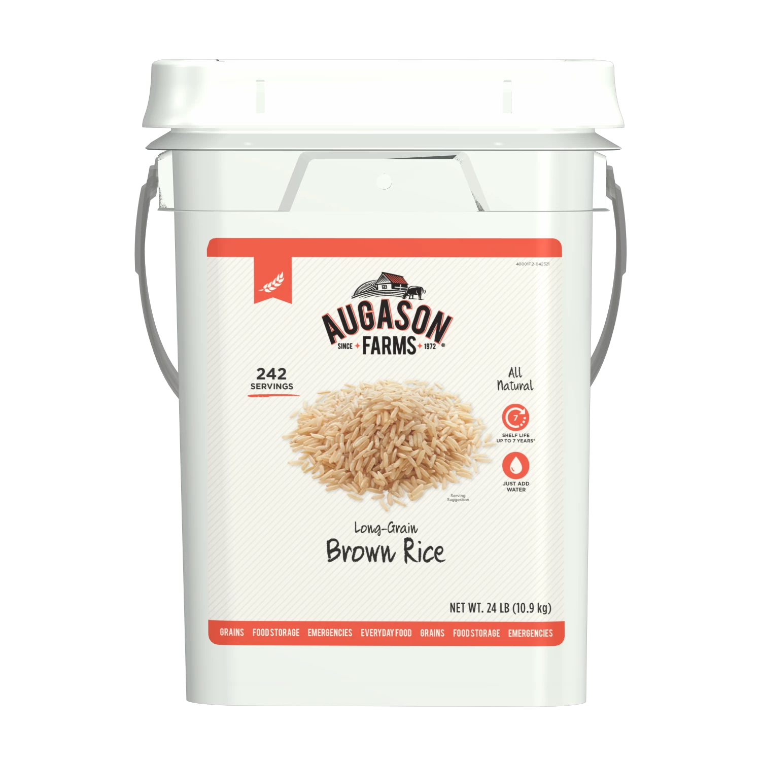 Food & Food Storage Augason Farms Long Grain Brown Rice 1 Food & Food Storage Augason Farms Long Grain Brown Rice