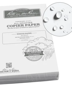 Rite In The Rain Weatherproof Laser Printer Paper 500 Sheets - 32# Waterproof Notebooks