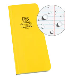 Rite In The Rain Weatherproof Soft Cover Tally Notebook, 3.5 In. X 8 In. Waterproof Notebooks