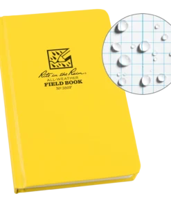Waterproof Notebooks Rite In The Rain Weatherproof Hard Cover Notebook, 4.75 In. X 7.5 In. Field Pattern