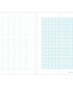 Waterproof Notebooks Rite In The Rain Weatherproof Hard Cover Notebook, 4.75 In. X 7.5 In. Metric Field Pattern