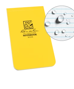 Waterproof Notebooks Rite In The Rain Weatherproof Top Bound Notebook, 3.25 In. X 5.25 In.