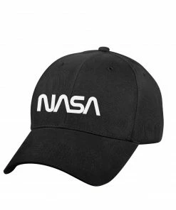 Rothco NASA Worm Logo Low Profile Cap - Black - One Size