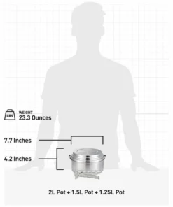 Solo Stove 3 Pot Set Gear 9 Solo Stove 3 Pot Set Gear
