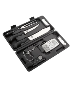 Bradley Accessories Bradley Smoking Tools, 5 Pieces: Butcher Knife, Boning Knife, Fork, Sharpener And Digital Thermometer
