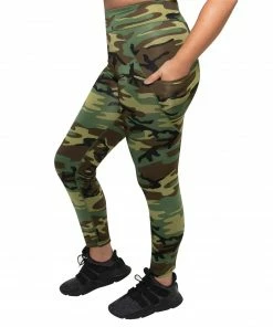 Rothco Women's Workout Performance Camo Leggings With Pockets