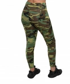Rothco Women's Workout Performance Camo Leggings With Pockets