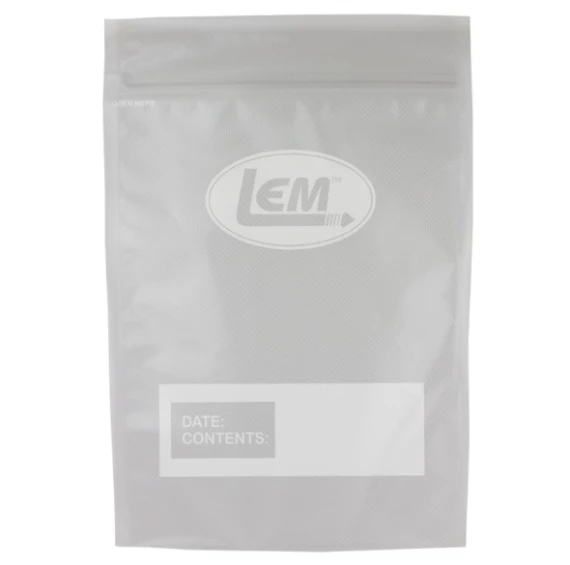 LEM ZIPPER TOP VACUUM BAGS - 11 Inch X 16 Inch GALLON SIZE Food & Food Storage 1 LEM ZIPPER TOP VACUUM BAGS - 11 Inch X 16 Inch GALLON SIZE Food & Food Storage