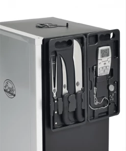 Bradley Accessories Bradley Smoking Tools, 5 Pieces: Butcher Knife, Boning Knife, Fork, Sharpener And Digital Thermometer