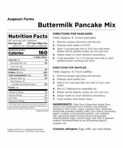 Augason Farms Buttermilk Pancake Mix 4-Gallon Pail