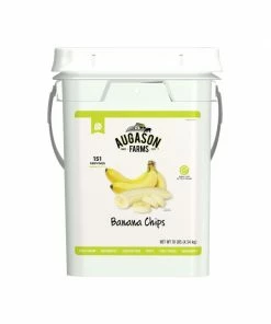 Augason Farms Banana Chips (151 Servings) Food & Food Storage