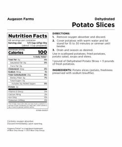 Food & Food Storage Augason Farms Dehydrated Potato Slices Pail