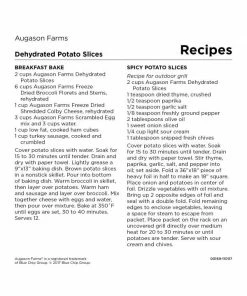 Food & Food Storage Augason Farms Dehydrated Potato Slices Pail