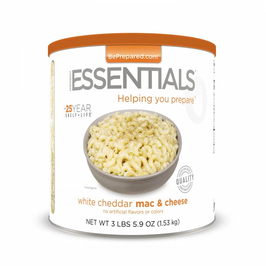 Emergency Essentials White Cheddar Mac & Cheese #10 Can Food & Food Storage 1 Emergency Essentials White Cheddar Mac & Cheese #10 Can Food & Food Storage