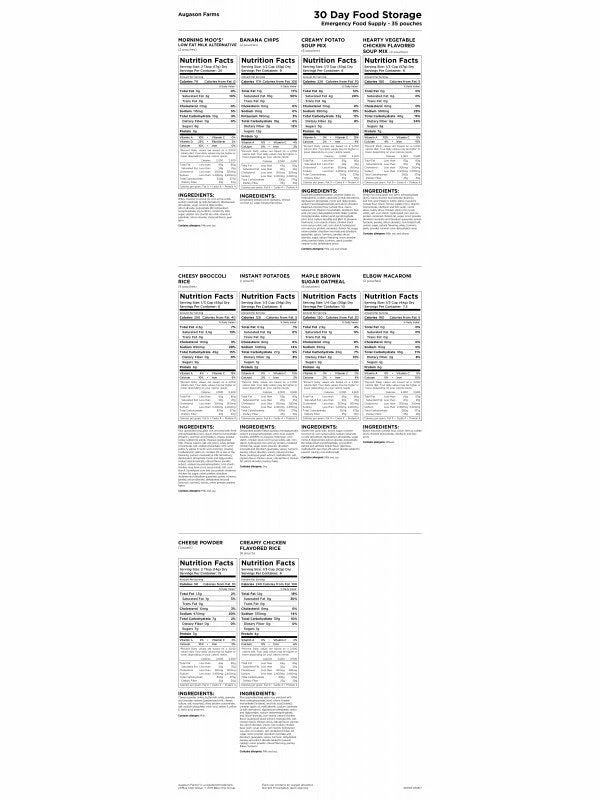 Augason Farms 1-Year 3-Person Emergency Evacuation Food Supply Kit Food & Food Storage 14 Augason Farms 1-Year 3-Person Emergency Evacuation Food Supply Kit Food & Food Storage