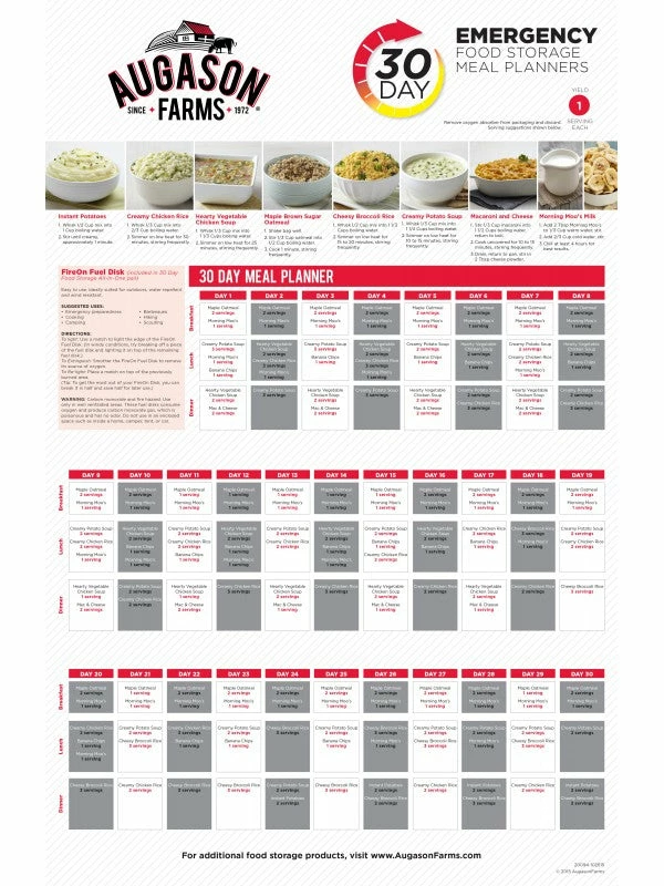 Augason Farms 1-Year 3-Person Emergency Evacuation Food Supply Kit Food & Food Storage 15 Augason Farms 1-Year 3-Person Emergency Evacuation Food Supply Kit Food & Food Storage