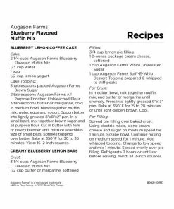 Augason Farms Blueberry Muffin Mix 10 Augason Farms Blueberry Muffin Mix