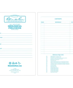 Rite In The Rain Weatherproof Hard Cover Notebook, 4.75 In. X 7.5 In. Geological Pattern Waterproof Notebooks