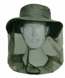 Rothco Adjustable Boonie Hat With Mosquito Netting - Olive Drab - One Size