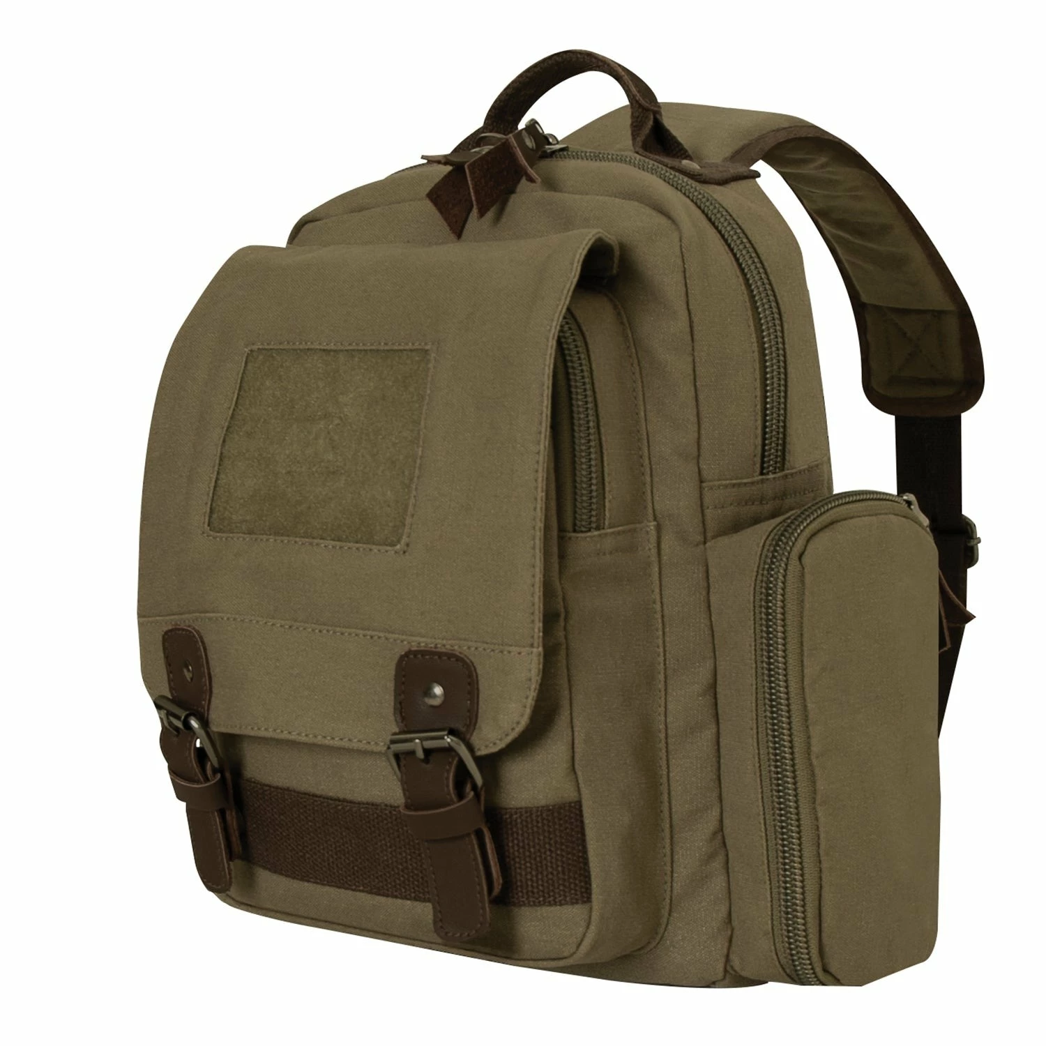 Gear Rothco Vintage Canvas Sling Backpack 1 Gear Rothco Vintage Canvas Sling Backpack