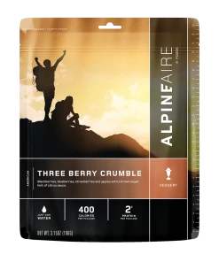 AlpineAire Three Berry Crumble Dessert Backpacking Meals