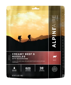 AlpineAire Creamy Beef & Noodles With Mushrooms Backpacking Meals