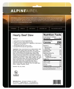 AlpineAire Hearty Beef Stew