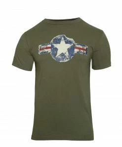 Rothco Vintage Army Air Corps T-Shirt - Olive Drab