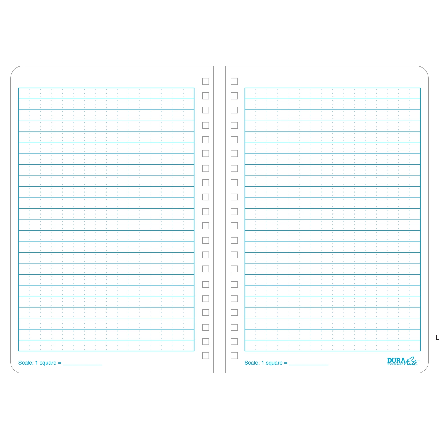 Waterproof Notebooks Rite In The Rain Waterproof (DURARITE) Side Spiral Notebook, 4.625 In. X 7 In. 2 Waterproof Notebooks Rite In The Rain Waterproof (DURARITE) Side Spiral Notebook, 4.625 In. X 7 In.