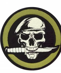 Rothco Military Skull & Knife Morale Patch