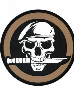 Rothco PVC Military Skull & Knife Morale Patch