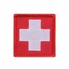 Rothco White Cross Red Morale Patch