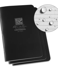 Rite In The Rain Weatherproof Stapled Notebook, 4.625 In. X 7 In. - 3 Pack 20 Rite In The Rain Weatherproof Stapled Notebook, 4.625 In. X 7 In. - 3 Pack