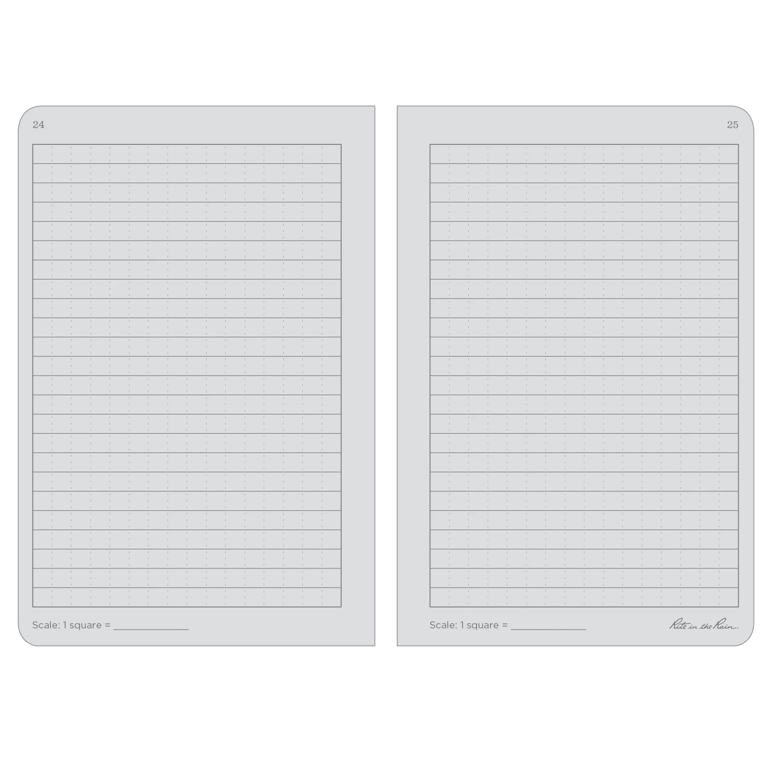 Rite In The Rain Weatherproof Stapled Notebook, 4.625 In. X 7 In. - 3 Pack 2 Rite In The Rain Weatherproof Stapled Notebook, 4.625 In. X 7 In. - 3 Pack
