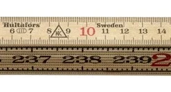 Hultafors Wooden Folding Rule 59 — 2.4m, 12 Sections