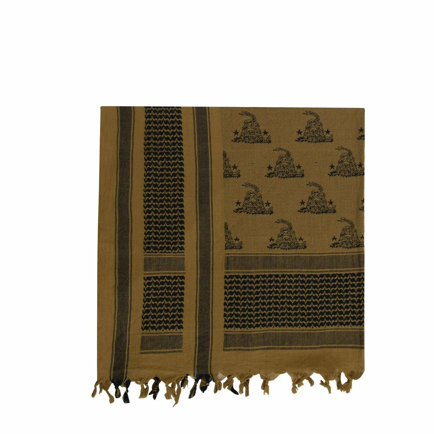 Rothco Gadsden Snake Shemagh Tactical Desert Scarf - One Size 7 Rothco Gadsden Snake Shemagh Tactical Desert Scarf - One Size