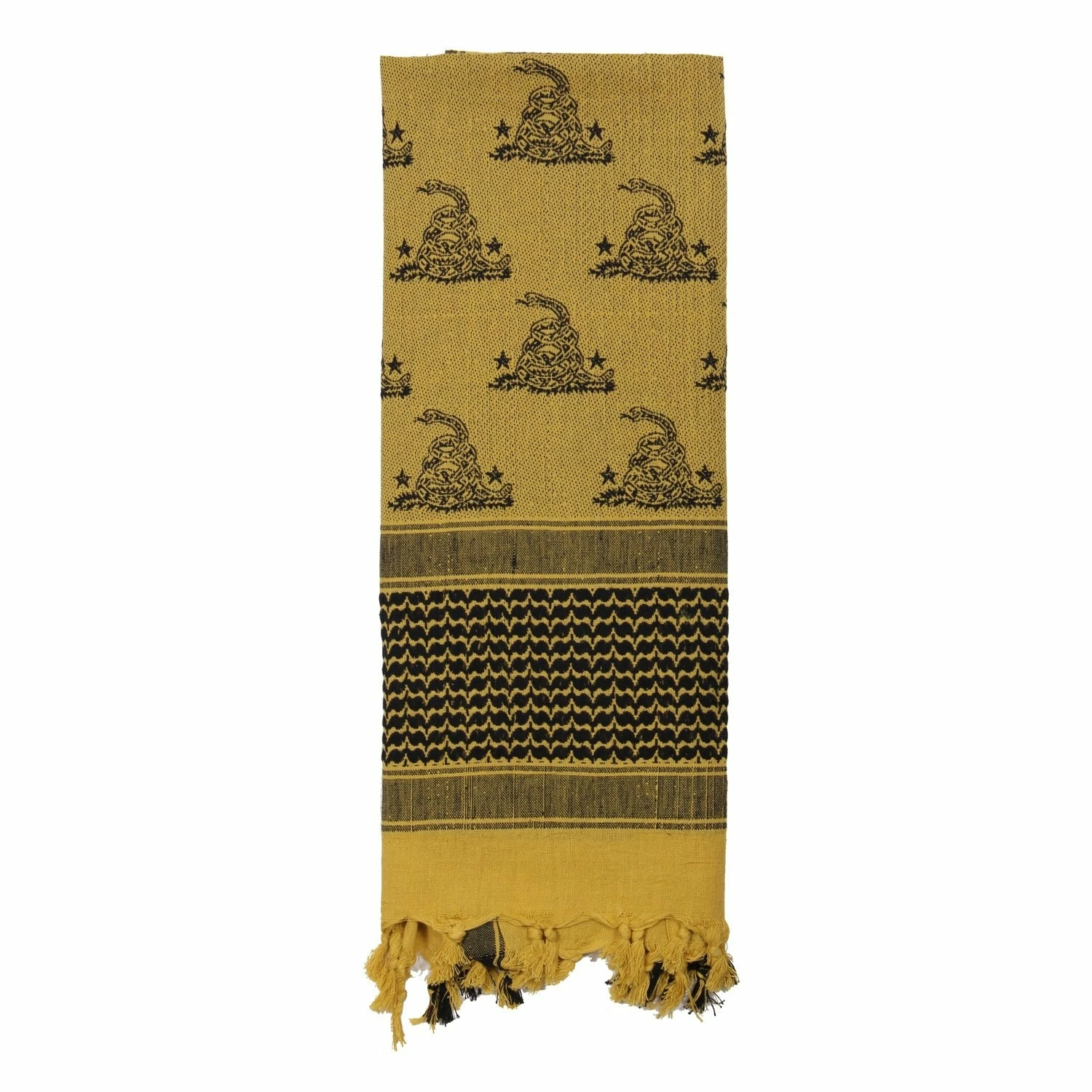 Rothco Gadsden Snake Shemagh Tactical Desert Scarf - One Size 2 Rothco Gadsden Snake Shemagh Tactical Desert Scarf - One Size
