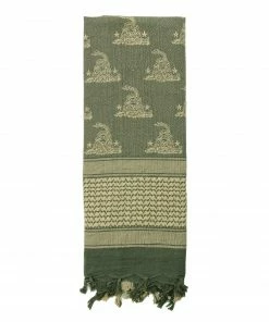 Rothco Gadsden Snake Shemagh Tactical Desert Scarf - One Size 10 Rothco Gadsden Snake Shemagh Tactical Desert Scarf - One Size