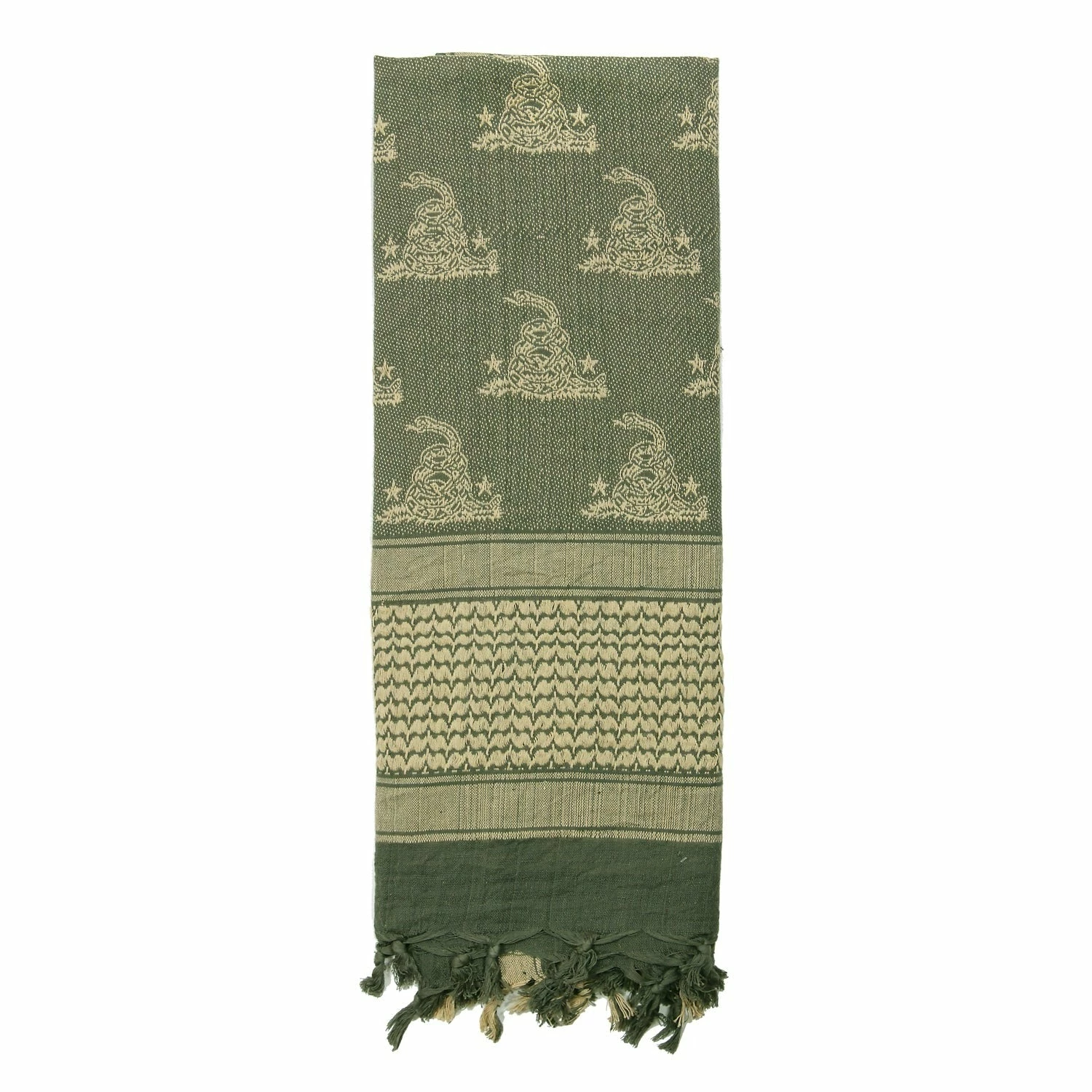 Rothco Gadsden Snake Shemagh Tactical Desert Scarf - One Size 3 Rothco Gadsden Snake Shemagh Tactical Desert Scarf - One Size