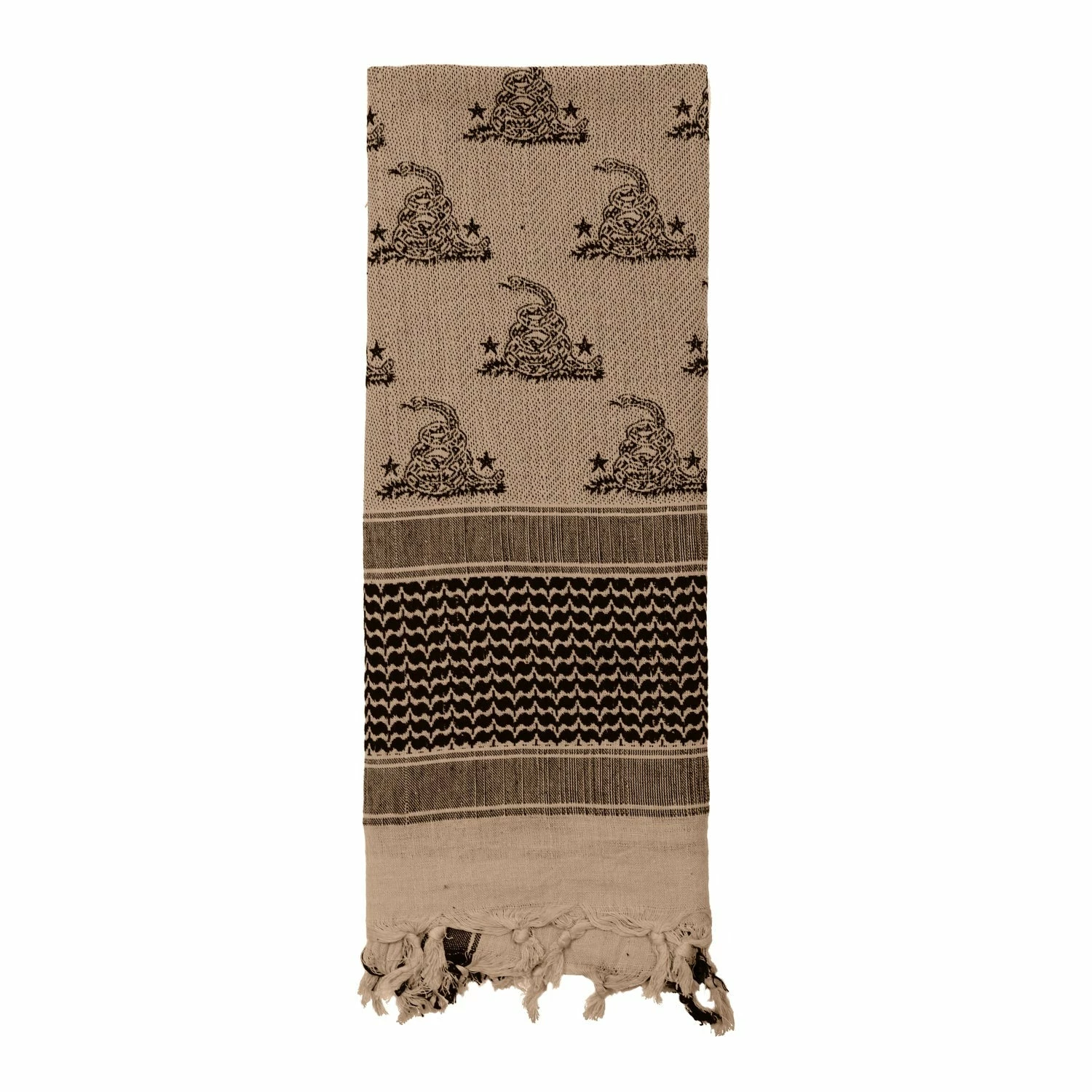 Rothco Gadsden Snake Shemagh Tactical Desert Scarf - One Size 4 Rothco Gadsden Snake Shemagh Tactical Desert Scarf - One Size